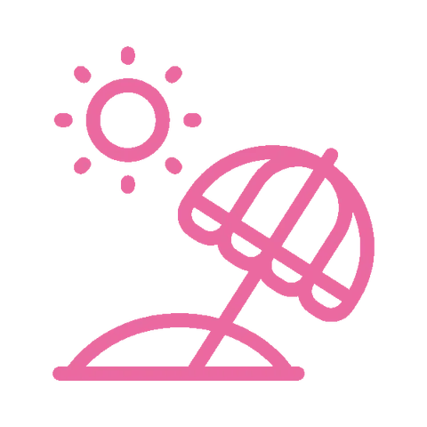 beach umbrella icon