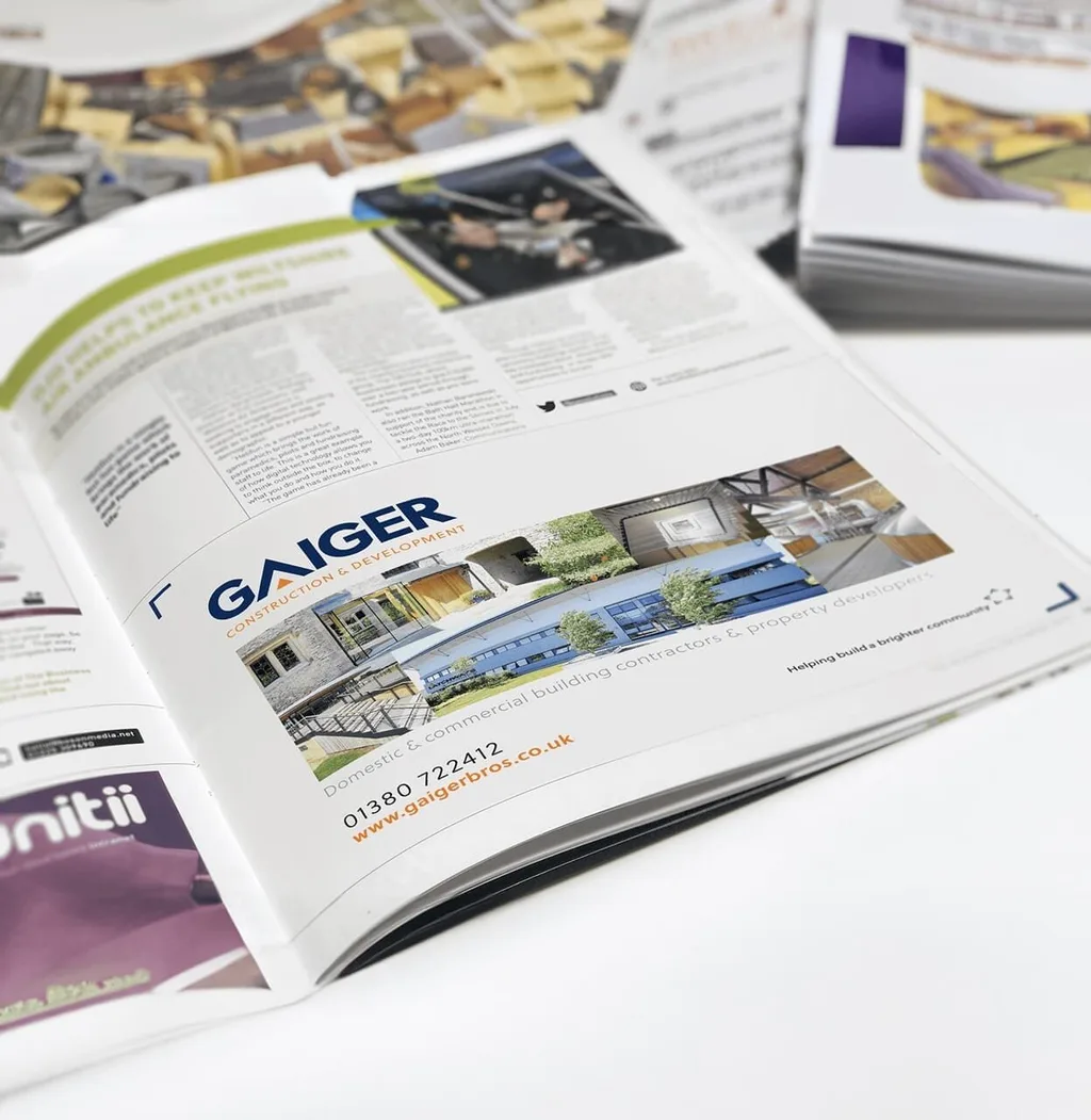 Gaiger Brothers advert mockup