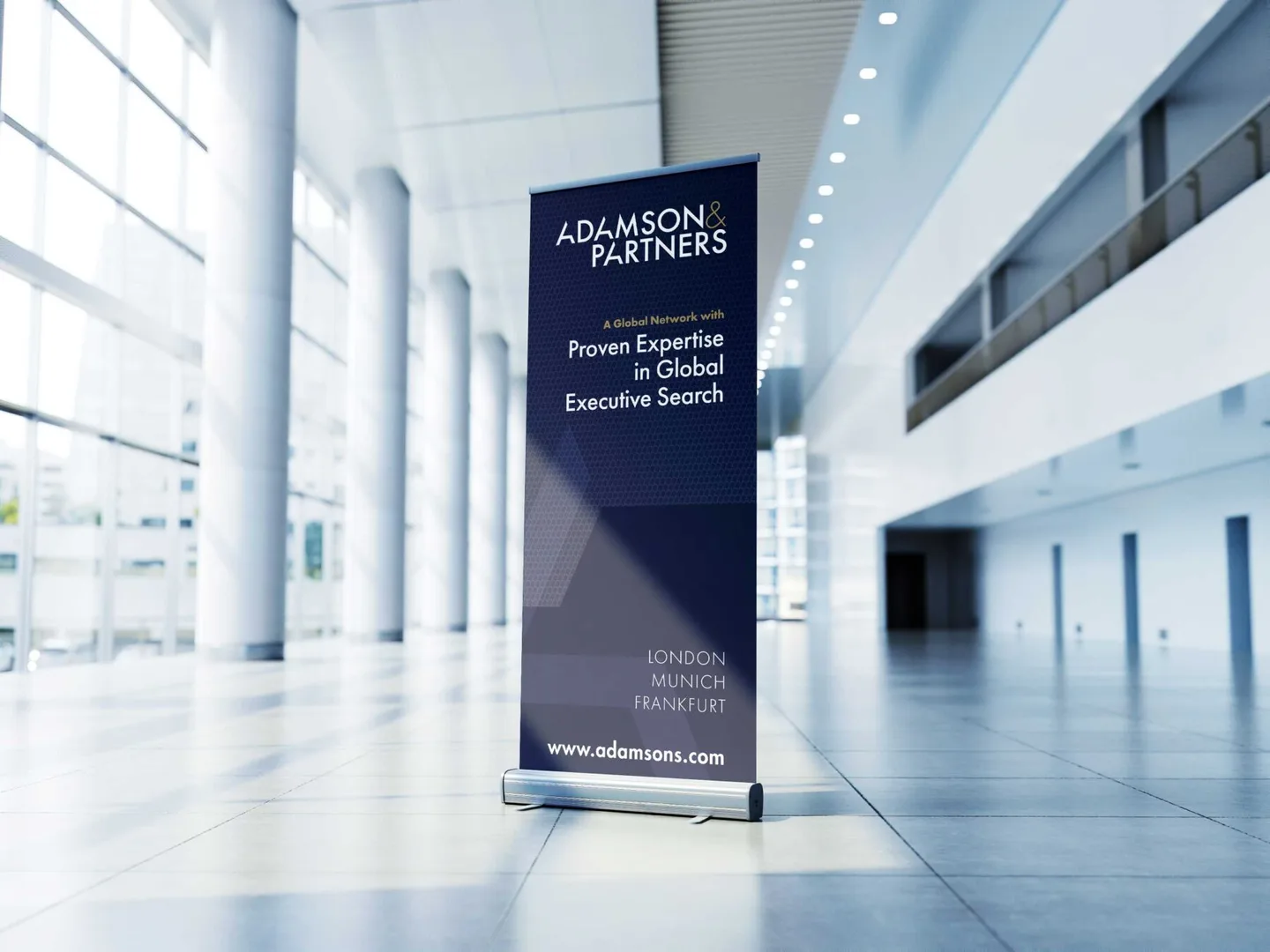 Adamson & Partners banner design