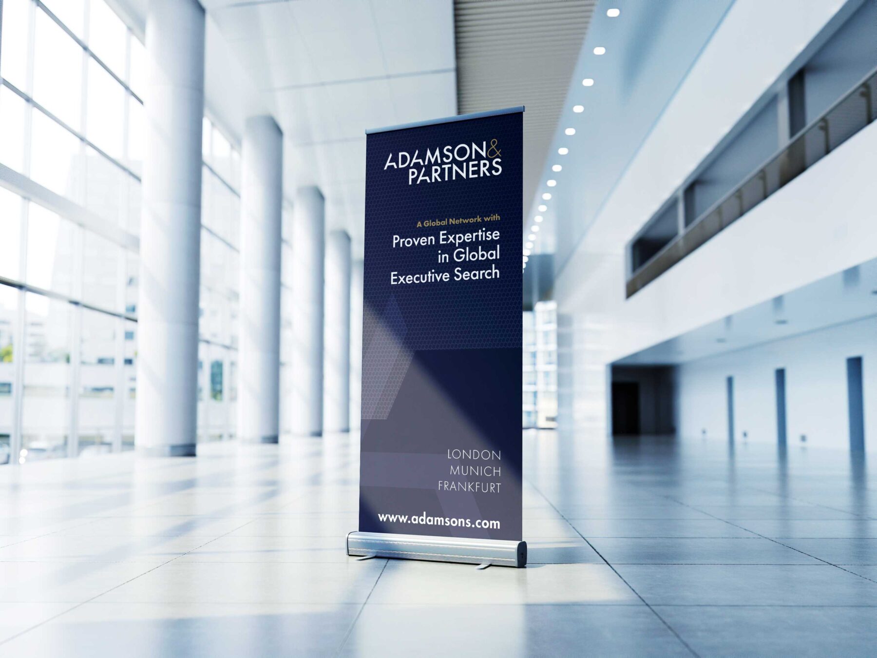 Adamson & Partners banner design