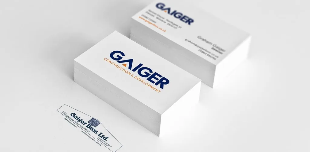 Gaiger Brothers business card design