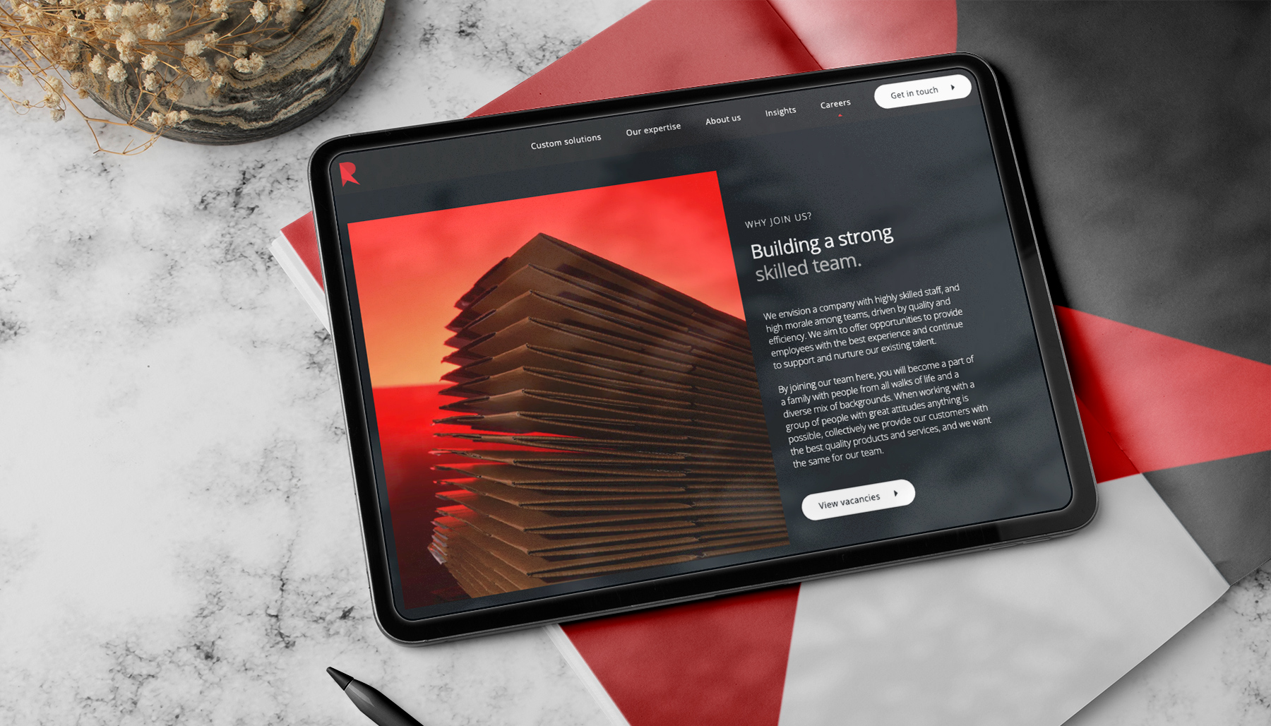 Ready Case iPad mockup