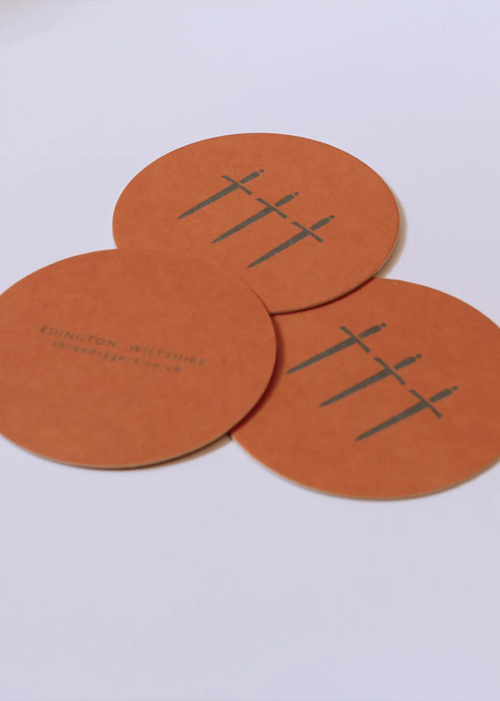 The Three Daggers Beer Mats