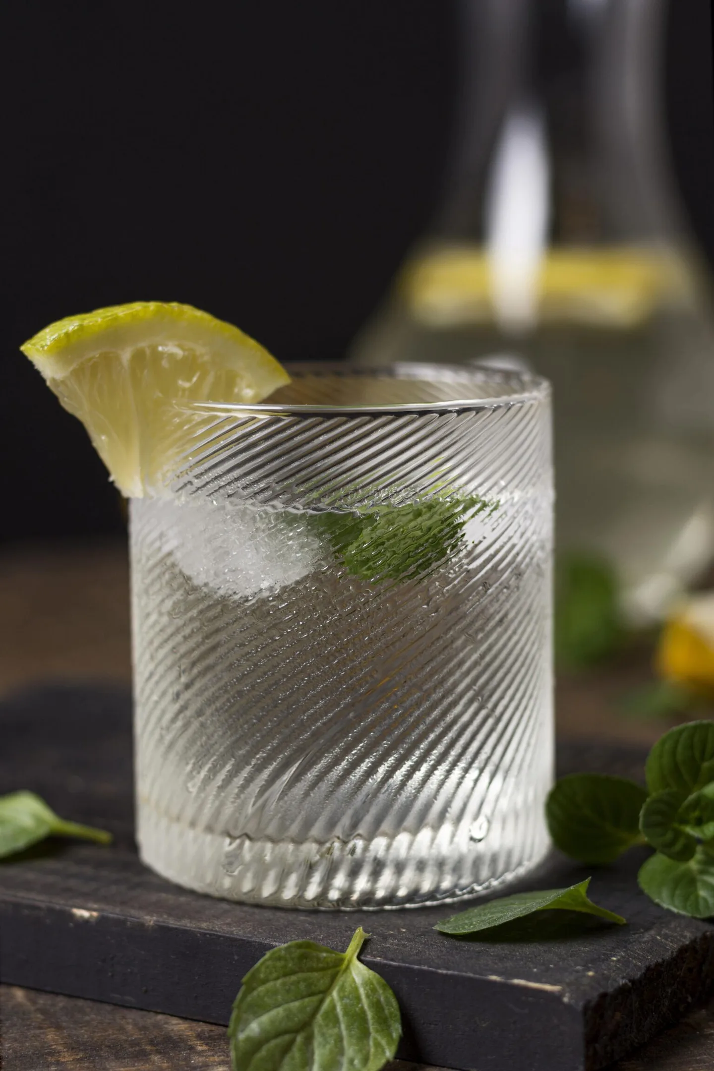Hong Kong Gin and tonic with ice and a slice