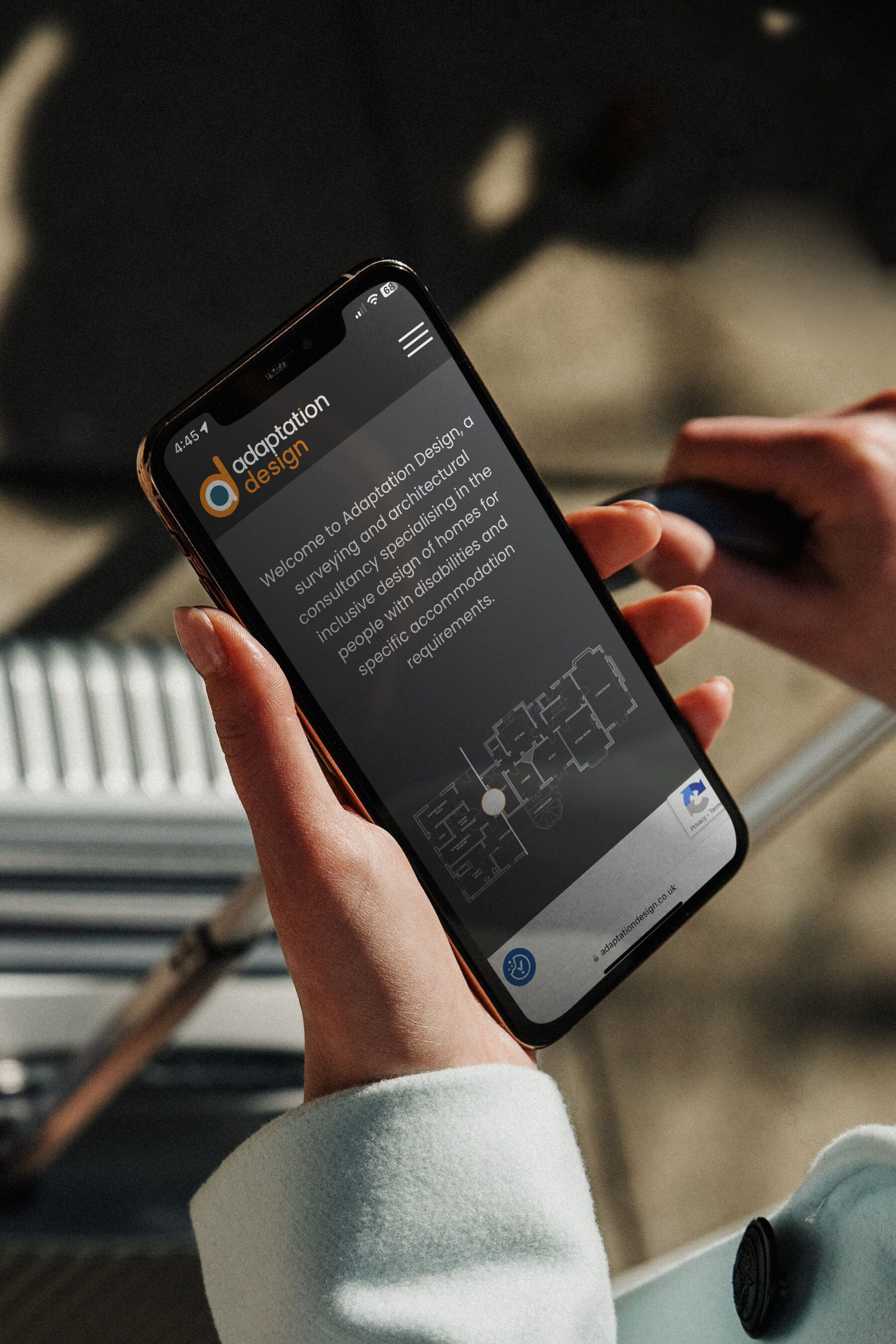 Adaptation Design iPhone mockup