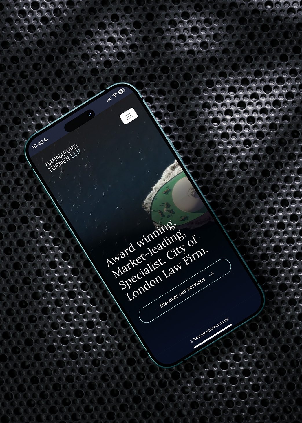 Hannaford Turner iPhone mockup