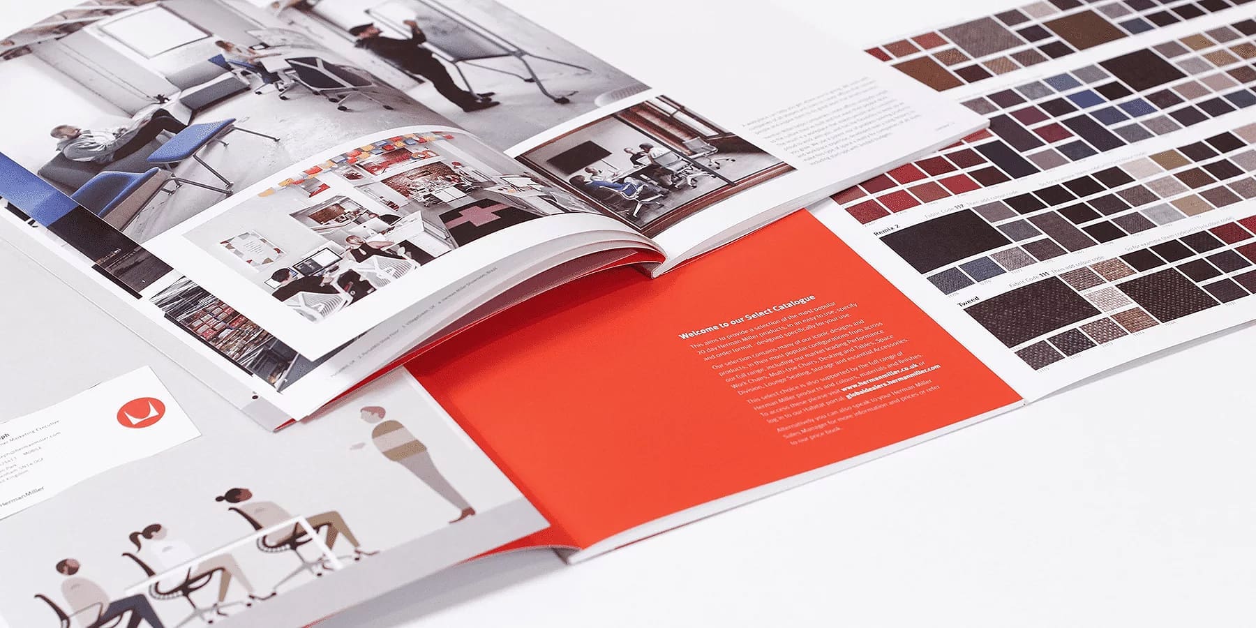 Herman Miller brochures designed by Resolution