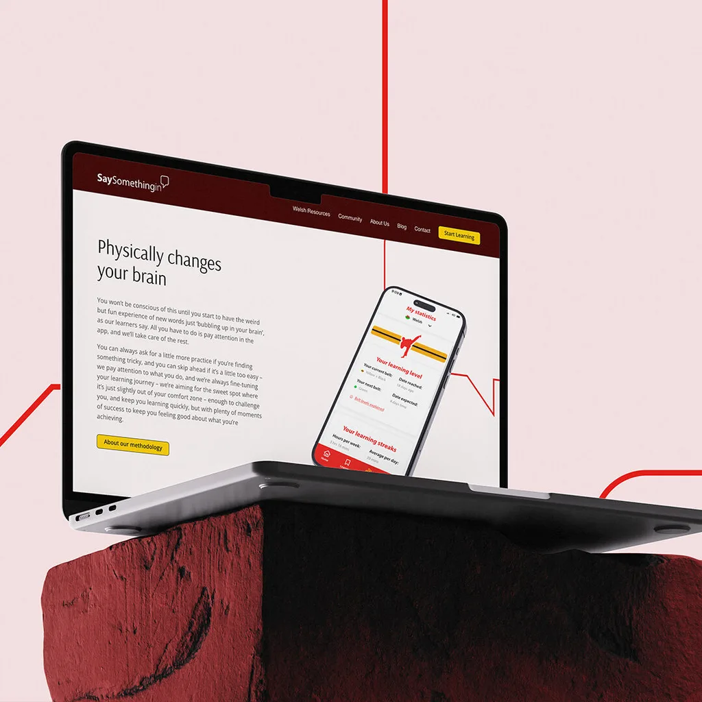 Website refresh for SaySomethingin